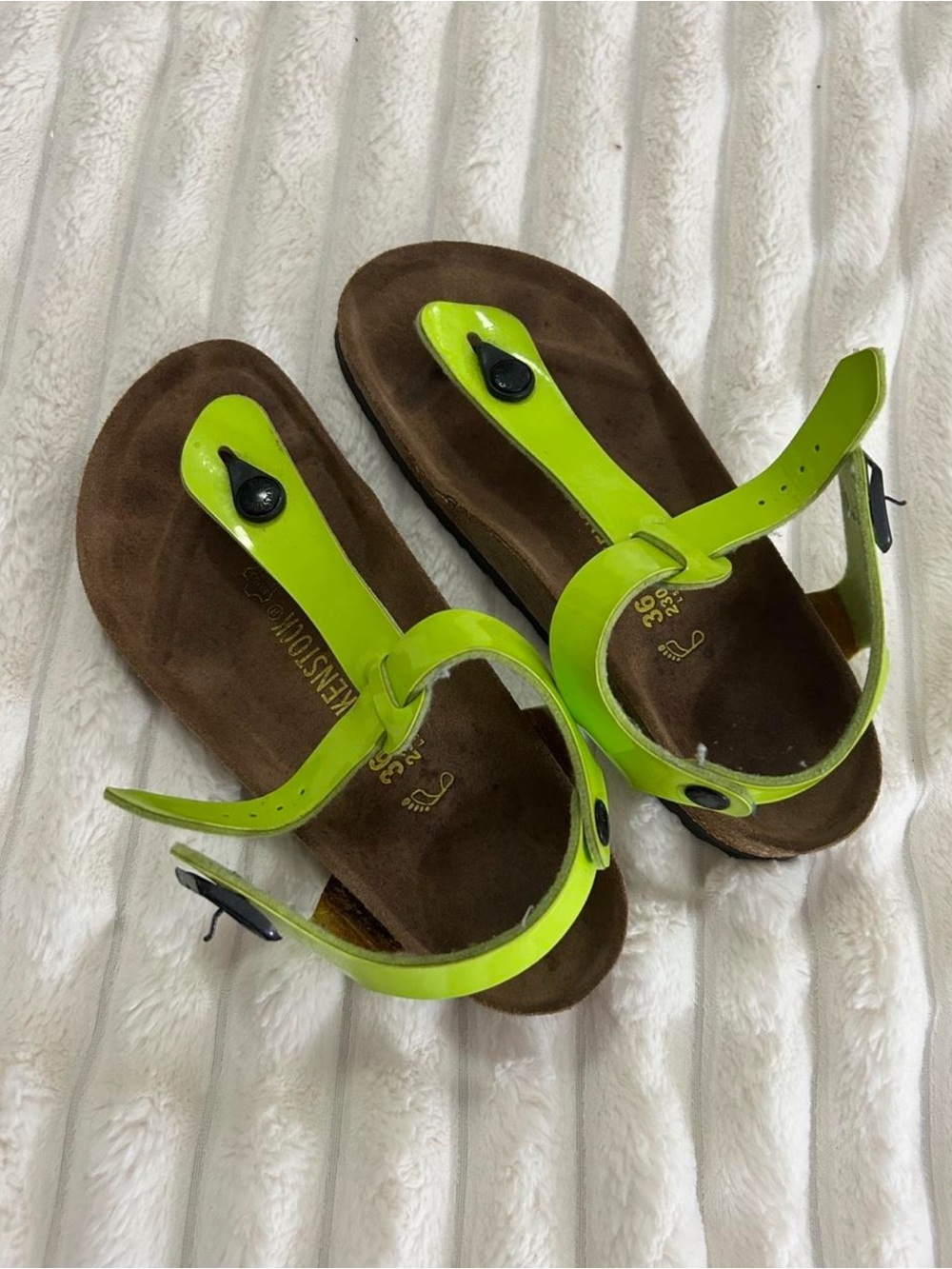 Birkenstock Kairo Green & Brown Sandals